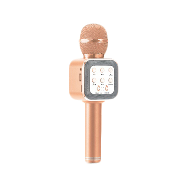 Ασύρματο Bluetooth Mικρόφωνο KARAOKE Hχείο Mp3 Player WSTER WS-1818 Ροζ Ασύρματο Bluetooth Mικρόφωνο KARAOKE Hχείο Mp3 Player WSTER WS-1818 Ροζ