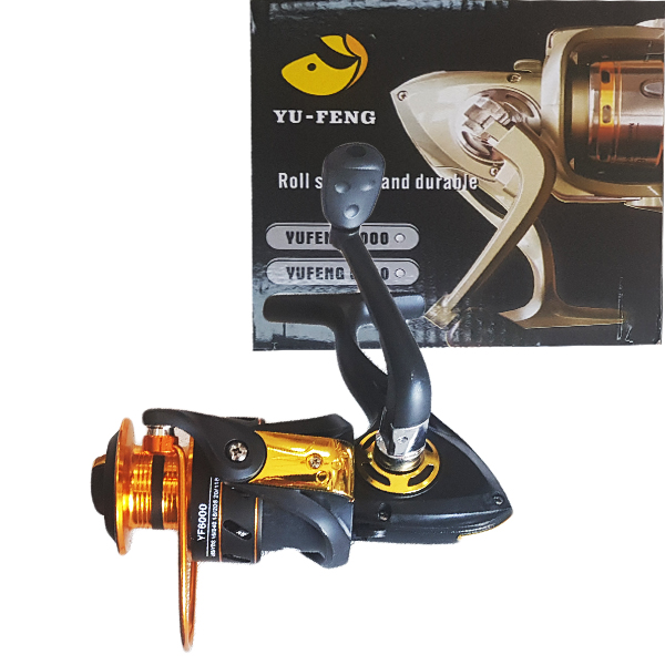 Μηχανισμός για Καλάμι Ψαρέματος με 12 Ρουλεμάν & Οδηγό Πετονιάς YUFENG-YF6000