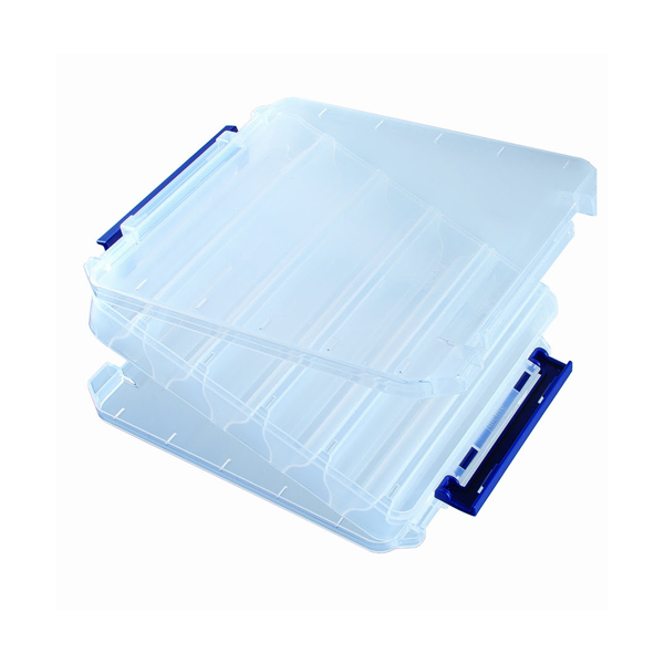 Διάφανη Κασετίνα Ψαρέματος Διπλής Όψεος 27cm με Κουμπώματα Ασφαλείας