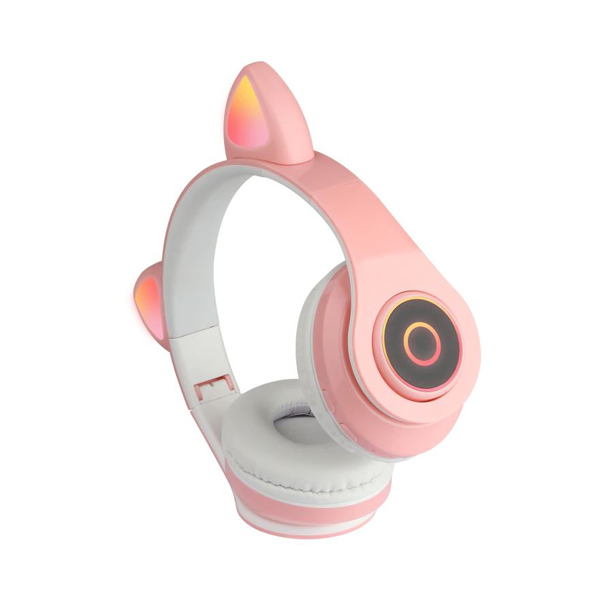 LED Bluetooth Ασύρματα Cat Ear P39M Ακουστικά Αυτιά Γάτας με Εναλλασσόμενο Φωτισμό - Wireless Cat Ear Headphones Ροζ LED Bluetooth Ασύρματα Cat Ear P39M Ακουστικά Αυτιά Γάτας με Εναλλασσόμενο Φωτισμό - Wireless Cat Ear Headphones Ροζ