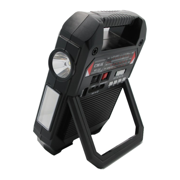 Φορητό Ηλιακό Ραδιόφωνο με Ισχυρότατο φακό,Ηχείο,USB/TF Bluetooth CMiK MK-216