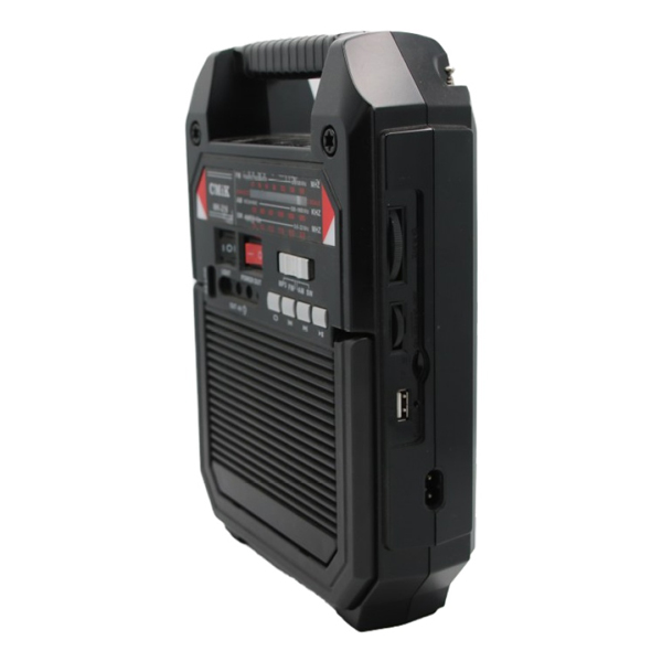 Φορητό Ηλιακό Ραδιόφωνο με Ισχυρότατο φακό,Ηχείο,USB/TF Bluetooth CMiK MK-216