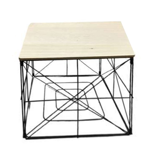 Σκαμπό Πτυσσόμενο με Ξύλινη Επιφανεια 30x30x30cm