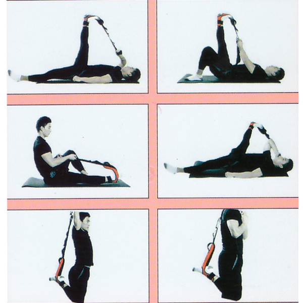 Ιμάντας Διατάσεων 4 Επιπέδων - Yoga & Pilates Stretch Strap