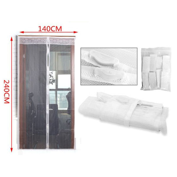 Μαγνητική Σίτα 140x240cm σε Άσπρο Χρώμα - Kmt Style