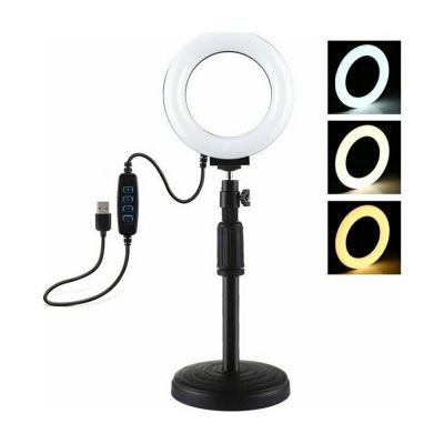 Puluz PU391 Λάμπα Φωτογράφισης σε Σχήμα Δακτυλιδιού Ρυθμιζόμενης Έντασης - LED Light 6,5W 18cm - 28cm Puluz PU391 Λάμπα Φωτογράφισης σε Σχήμα Δακτυλιδιού Ρυθμιζόμενης Έντασης - LED Light 6,5W 18cm - 28cm