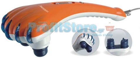 Ισχυρή Επαγγελματική Συσκευή Μασάζ με Δύο Κεφαλές 