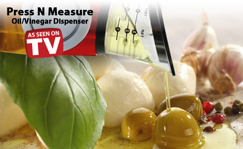 Μπουκάλι Λαδιού - Ξυδιού με Μετρητή Press & Measure