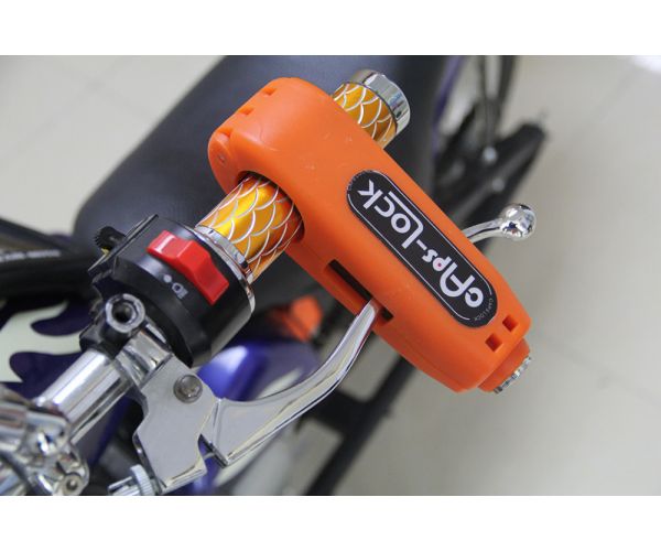 Αντικλεπτική Κλειδαριά Ασφαλείας για Τιμόνι & Φρένο - Λουκέτο Μανέτας Μηχανής / Μοτοσυκλέτας