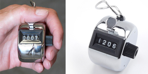 Μηχανικός Μετρητής Χειρός για να Μετράτε Αντικείμενα, Άτομα, Καταστάσεις, Ψήφους, Παραγωγή και άλλα