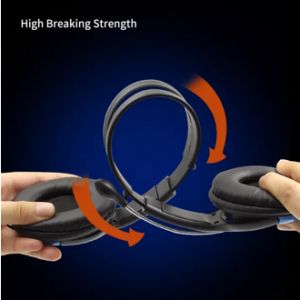 KOMC® Ενσύρματα Αναδιπλούμενα Gaming Ακουστικά Κεφαλής On Ear με Μικρόφωνο & Σύνδεση 3.5mm S66 σε Διάφορα Χρώματα