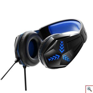 KOMC® Ενσύρματα Gaming Ακουστικά Κεφαλής με Μικρόφωνο & Σύνδεση USB G321 σε Διάφορα Χρώματα