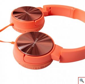 ESDRAS Ενσύρματα Ακουστικά Κεφαλής με Ενσωματωμένο Μικρόφωνο & Λειτουργία Μείωσης Θορύβου 3.5mm - Wired On Ear Headphones BH07 σε Διάφορα Χρώματα