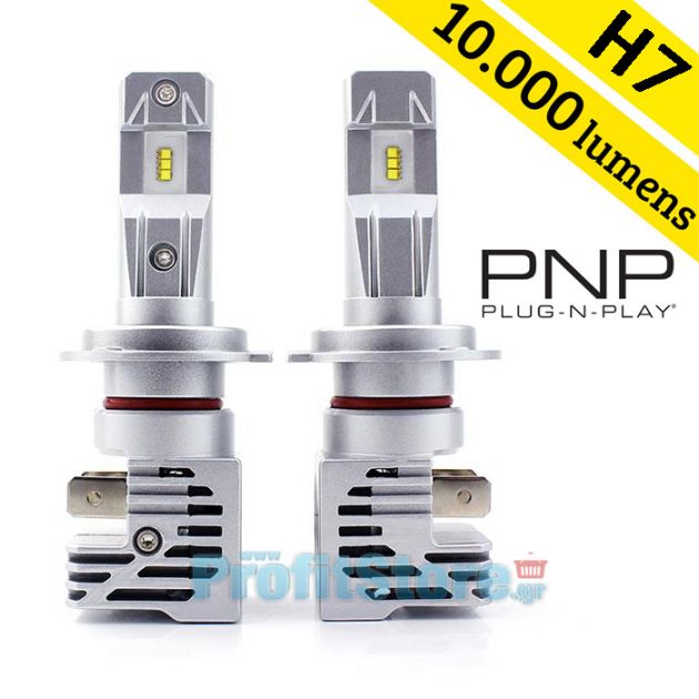 Compact PNP LED Λάμπες Αυτοκινήτου H7 50W (2x25W) 10000Lm (2x5000lm) 6500K - Λαμπτήρες Πορείας Car LED HeadlightsCompact PNP LED Λάμπες Αυτοκινήτου H7 50W (2x25W) 10000Lm (2x5000lm) 6500K - Λαμπτήρες Πορείας Car LED Headlights
