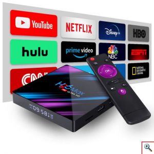 Bluetooth Μετατροπέας Smart Tv Box 4K UHD Android 10.0 4GB RAM / 32GB Flash 64bit WiFi SD / USB