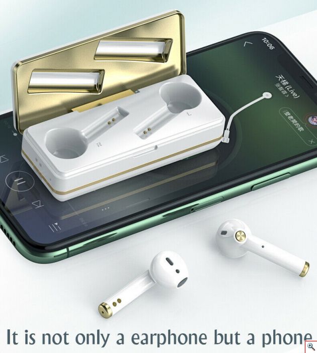 Mini Κινητό Τηλέφωνο Dual SIM & Bluetooth με Ασύρματα Ακουστικά Handsfree - Mini CellPhone 