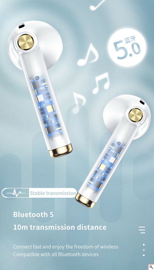 Mini Κινητό Τηλέφωνο Dual SIM & Bluetooth με Ασύρματα Ακουστικά Handsfree - Mini CellPhone 