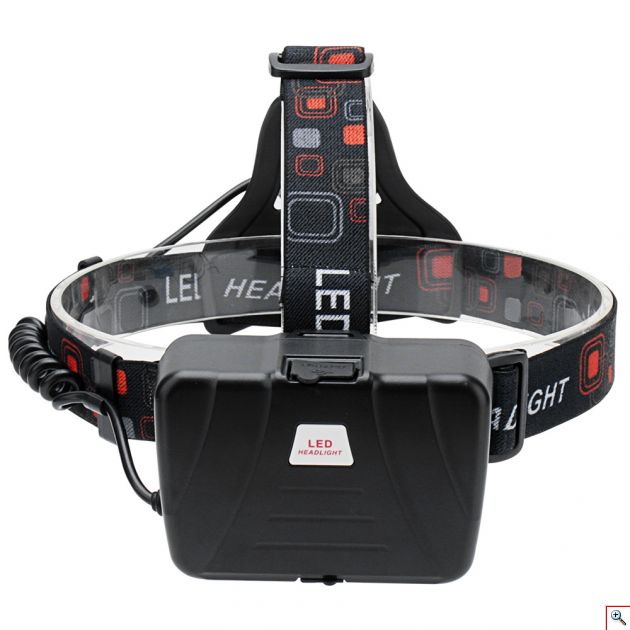 Επαναφορτιζόμενος Φακός Κεφαλής Zoom Υπερ - Φωτεινός 1000 Lumens Υψηλής Ισχύος CREE LED