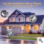 Mini Ηλιακή Αδιάβροχη Ασύρματη IP WiFi Κάμερα Full HD 1080p Εξωτερικού Χώρου με Νυχτερινή Λήψη, Ανιχνευτή Κίνησης, Ειδοποίηση στο Κινητό, Μικρόφωνο & Ηχείο