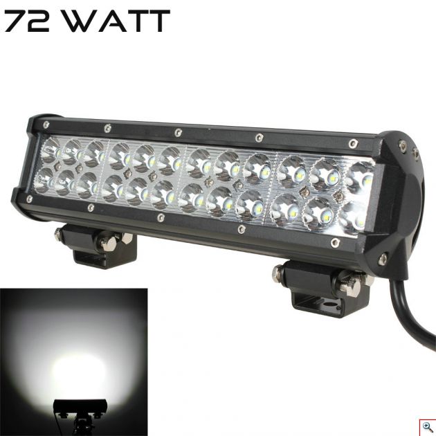 Προβολέας Μπάρα LED 72W 12-30V με 24 SUPER LED SMD IP67