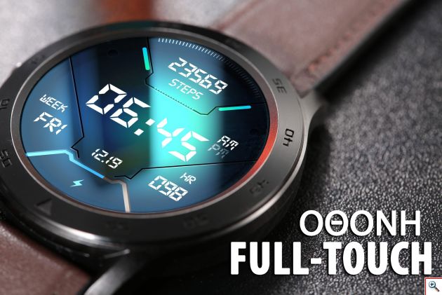 Αθλητικό Smartwatch Ρολόι με Δυνατότητα Απάντησης Κλήσεων, Καρδιογράφημα Βηματομετρητή, Πιεσόμετρο, Οξύμετρο, Ποιότητα Ύπνου - Bluetooth Activity Fitness Tracker