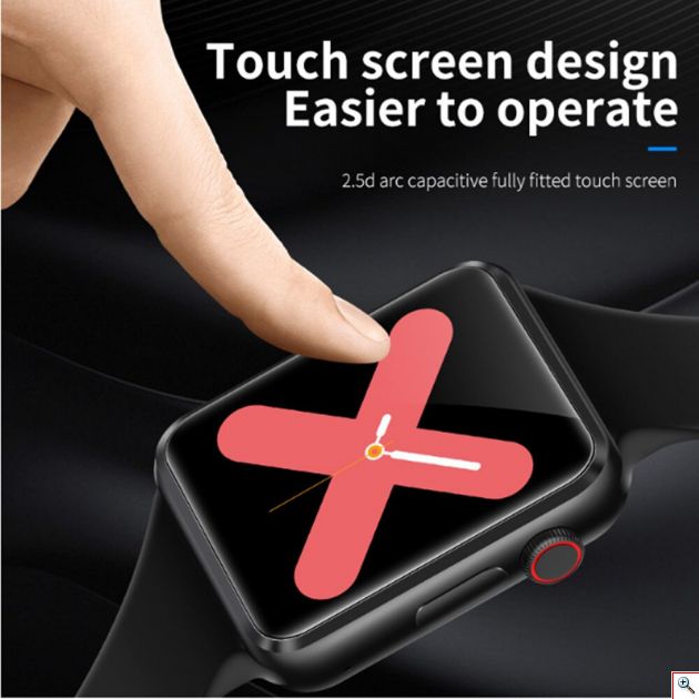 Smart Watch - Ρολόι Κινητό Τηλέφωνο Sim Handsfree με Ελληνικό Μενού, Οθόνη Αφής, Κάμερα, Βηματομετρητή, Μέτρηση Ύπνου, Facebook, Internet, Antilost, Ξυπνητήρι