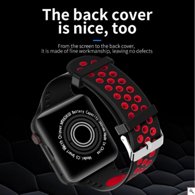 Smart Watch - Ρολόι Κινητό Τηλέφωνο Sim Handsfree με Ελληνικό Μενού, Οθόνη Αφής, Κάμερα, Βηματομετρητή, Μέτρηση Ύπνου, Facebook, Internet, Antilost, Ξυπνητήρι