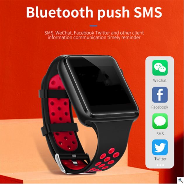 Smart Watch - Ρολόι Κινητό Τηλέφωνο Sim Handsfree με Ελληνικό Μενού, Οθόνη Αφής, Κάμερα, Βηματομετρητή, Μέτρηση Ύπνου, Facebook, Internet, Antilost, Ξυπνητήρι