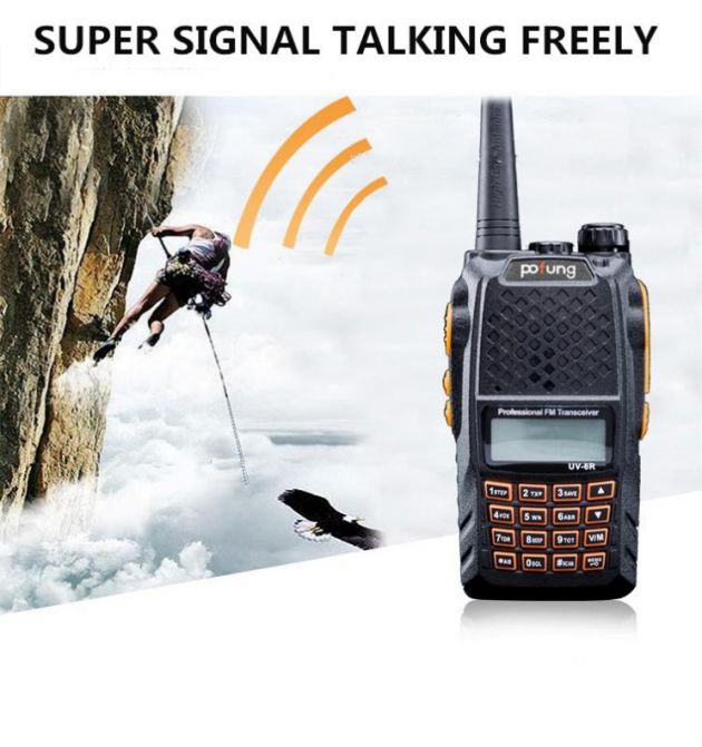 Πομποδέκτης VHF UHF 5W Φορητός Dual Band Ασύρματος με Μεγάλη Μπαταρία, 128 Κανάλια & Ακουστικό Πομποδέκτης VHF UHF 5W Φορητός Dual Band Ασύρματος με Μεγάλη Μπαταρία, 128 Κανάλια & Ακουστικό
