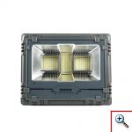 Αδιάβροχος Επαναφορτιζόμενος Ηλιακός Προβολέας Αλουμινίου 800W 381 LED με Τηλεχειρισμό & Χρονοδιακόπτη MJ-AW800