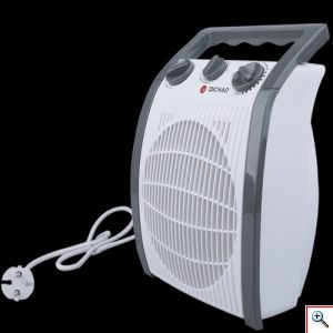 Επιδαπέδιο Φορητό Αερόθερμο 2000W με 3 Επίπεδα Θερμότητας & Χρονοδιακόπτη