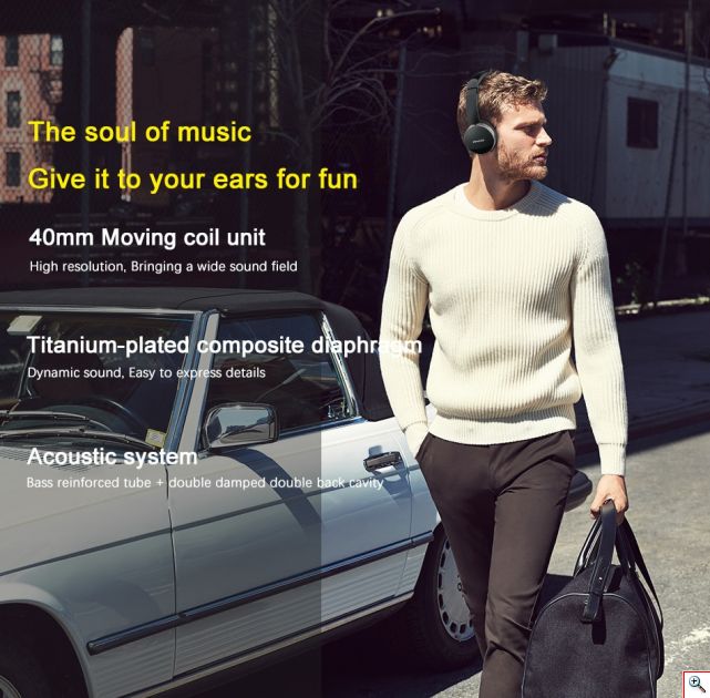 Ασύρματα & Ενσύρματα On-Ear Ακουστικά AWEI A500BL Bluetooth Headphones Aux, Handsfree με Μικρόφωνο - Foldable Wireless Headset Noise Canceling