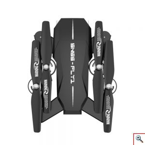 Αναδιπλούμενο Τετρακόπτερο Drone με Διπλή Κάμερα 4K HD WiFi με Τηλεχειριστήριο - LED Φωτισμό - Συνδεσιμότητα με Κινητά & GPS