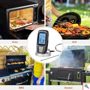 Ασύρματο Ψηφιακό Θερμόμετρο Κρέατος BBQ
