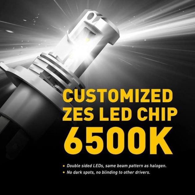 Compact PNP LED Λάμπες Αυτοκινήτου H4 50W (2x25W) 10000Lm (2x5000lm) 6500K - Λαμπτήρες Πορείας Car LED Headlights