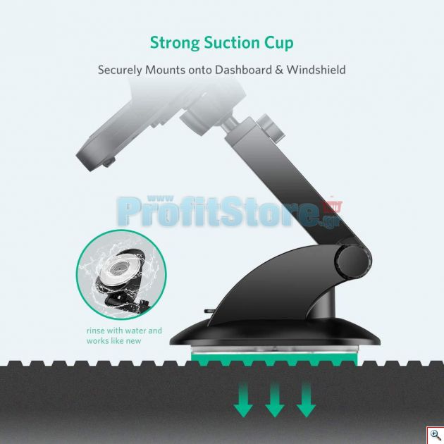 Ασύρματος Φορτιστής Αυτοκινήτου Αφής που Ανοιγοκλείνει Αυτόματα - Βάση Φόρτισης & Στήριξης Κινητού για Αυτοκίνητο - QI Fast Charge Wireless Car Charger