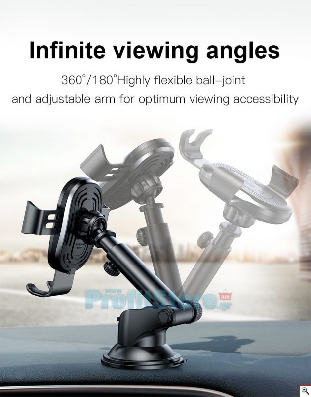 Ασύρματος Φορτιστής Αυτοκινήτου Αφής που Ανοιγοκλείνει Αυτόματα - Βάση Φόρτισης & Στήριξης Κινητού για Αυτοκίνητο - QI Fast Charge Wireless Car Charger