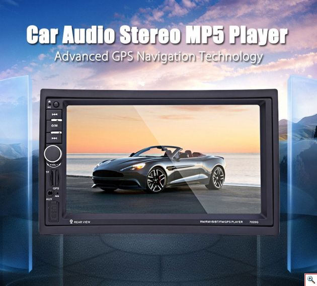 Multimedia GPS Οθόνη Αφής 7