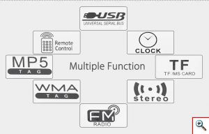 Multimedia GPS Οθόνη Αφής 7