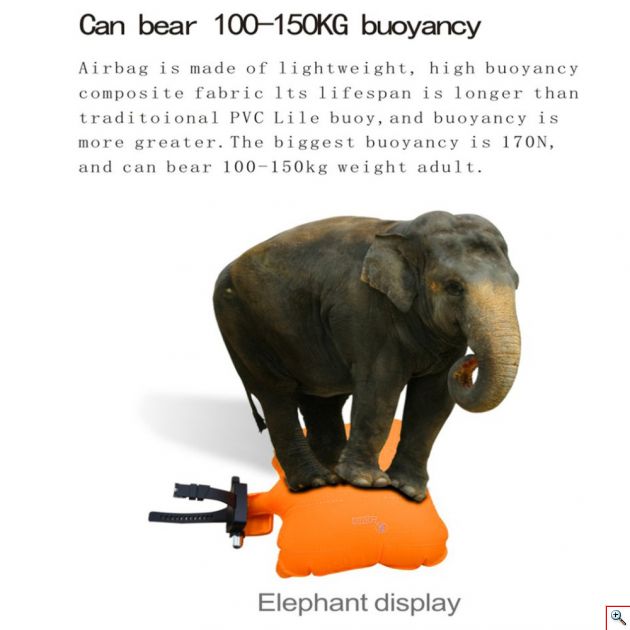 Σωστικό Φουσκωτό Βραχιόλι Σωσίβιο Έκτακτης Ανάγκης για Κολύμβηση & Θαλάσσια Σπορ - Life Saving Wrist Band