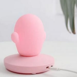 Επαναφορτιζόμενο Διακοσμητικό Φωτιστικό Νυχτός LED σε Σχήμα Κάκτου από Σιλικόνη με Τρία Επίπεδα Έντασης Φωτισμού 10x10x13cm σε Διάφορα Χρώματα