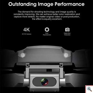 Ronshin® Αναδιπλούμενο Τετρακόπτερο Drone 4K HD 2.4GHz WiFi με Ευρυγώνιο Φακό - Χειριστήριο & Συνδεσιμότητα με Κινητά