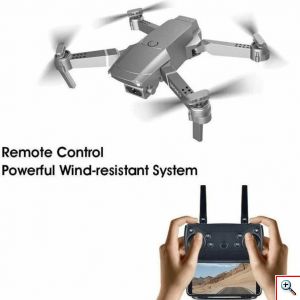 Ronshin® Αναδιπλούμενο Τετρακόπτερο Drone 4K HD 2.4GHz WiFi με Ευρυγώνιο Φακό - Τηλεχειριστήριο & Συνδεσιμότητα με Κινητά