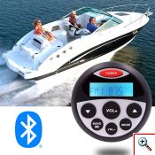 Αδιάβροχο Bluetooth Ραδιόφωνο Ενισχυτής Σκάφους 4x45W 12V με Οθόνη LCD Φουσκωτό - Multimedia Marine FM AM MP3 USB Player Ηχοσύστημα