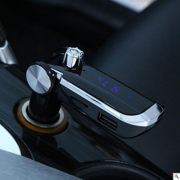 Πομπός - Αναμεταδότης Αυτοκινήτου Bluetooth USB, TF, MP3 Player & Ταχύ - Φορτιστής Handsfree - Car FM Transmitter