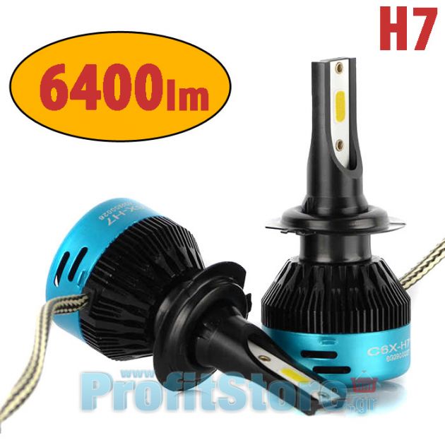 Φώτα - Λαμπτήρες Αυτοκινήτου LED Η7 6500Κ 56W (2x28W) 6400LM (2x3200LM) CAN BUS - Car Led Headlights