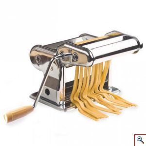 Hoomei® Ανοξείδωτη Χειροκίνητη Μηχανή Ζυμαρικών - Φύλλου με Ρυθμιστή Πάχους 9 Επιλογών HM-5125