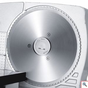Hoomei® Επαγγελματική Μηχανή Κοπής Αλλαντικών - Τυριών & Ψωμιού 120W με Ρυθμιζόμενο Πάχος Κοπής 1-20mm HM-5135