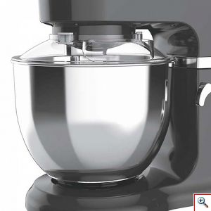 Hoomei® Επαγγελματικό Μίξερ 800W με Κάδο 4.5L - 6 Ταχύτητες - Λειτουργία Παλμού & 3 Εξαρτήματα Ζυμώματος HM-6880B