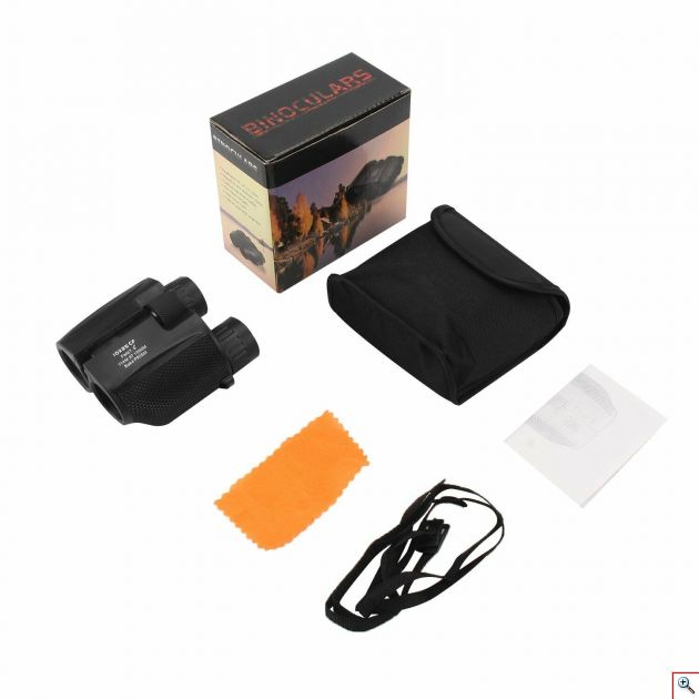 Compact Αδιάβροχα Κιάλια Near Focus BAK4 Wide Angle 10x25 Υψηλής Φωτεινότητας με Ρύθμιση Μυωπίας